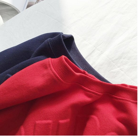 Stereo Mickey Print Red Sweatshirt - Picture 6 of 7